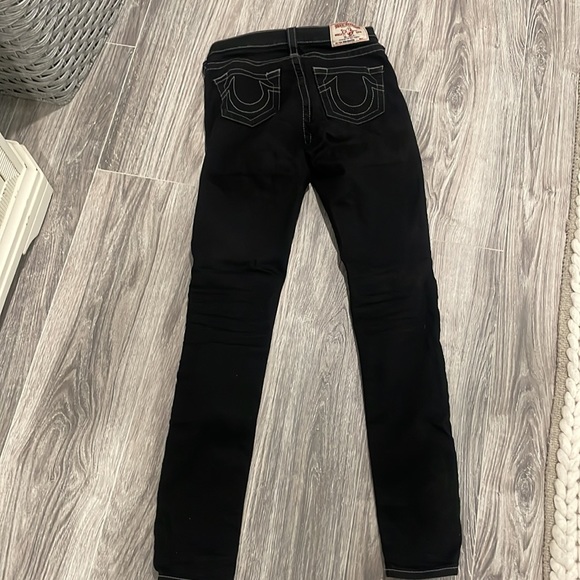 True Religion black distressed jeans - Picture 4 of 4